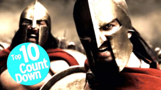 A collage of famous historically inaccurate movies