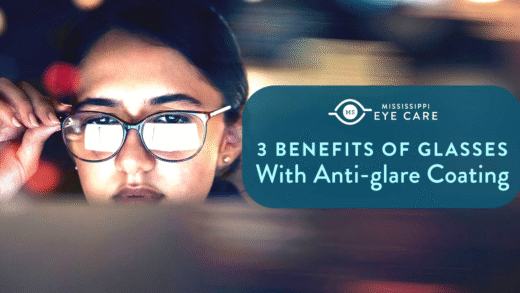 Glasses with anti-reflective coating