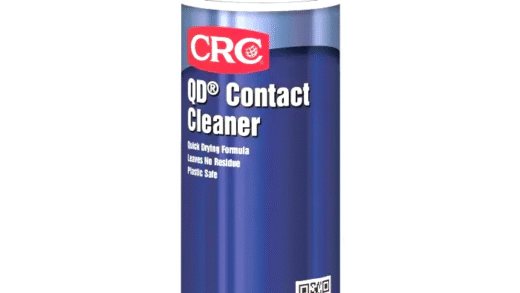 Electrical contact cleaner in use on ignition components