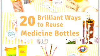 Creative uses for repurposed pill bottles