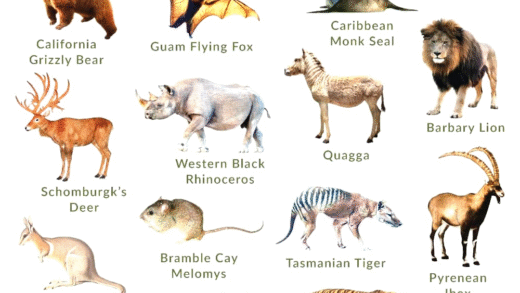 Image of extinct mammals showcasing biodiversity