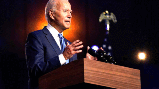 Joe Biden taking oath of office