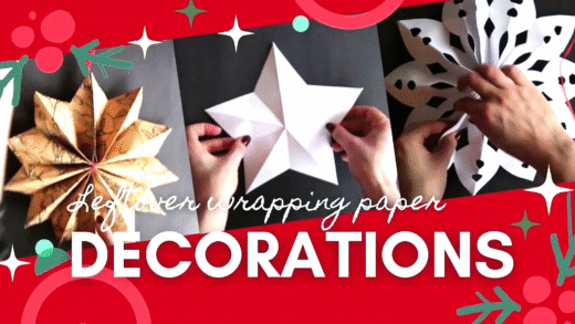 DIY projects with leftover Christmas wrapping paper
