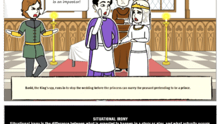 An example of situational irony in literature