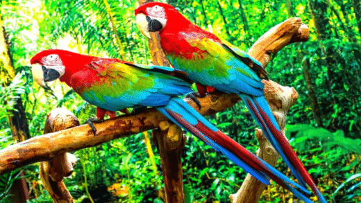 Unique birds showcasing their adaptations