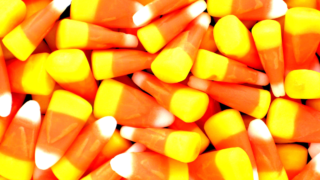 Candy corn in various colors