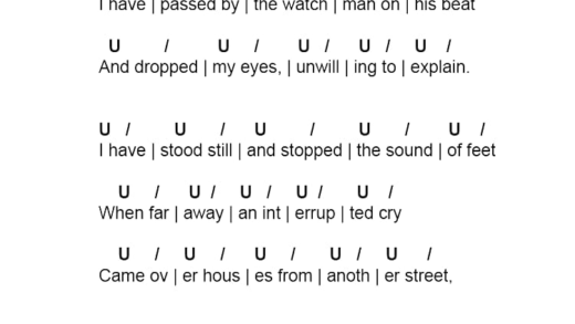 An example of iambic pentameter in Shakespeare's works