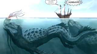 Illustration of Sea Monsters